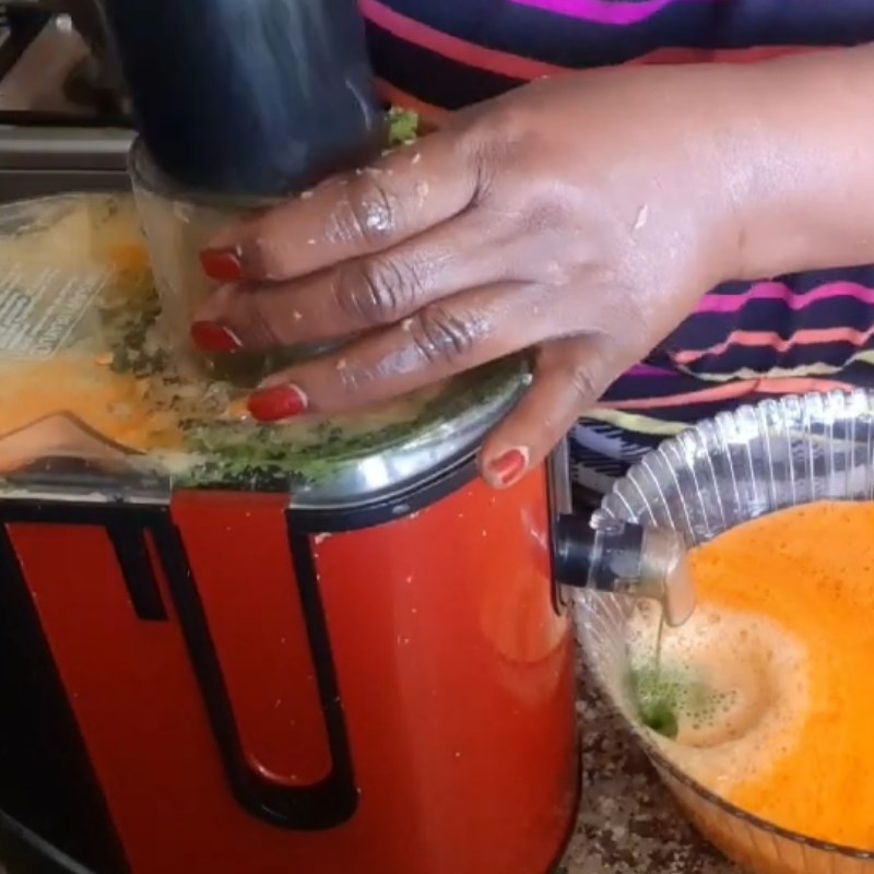 Step 2 Juice Orange, Carrot, and Lettuce Orange Carrot Lettuce Juice