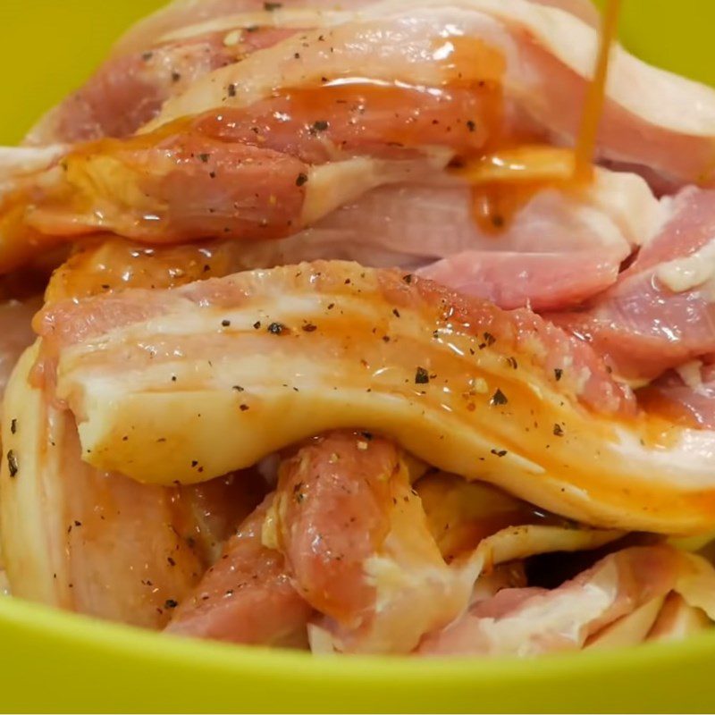 Step 2 Mixing spices and marinating meat (2 types) How to make dried pork