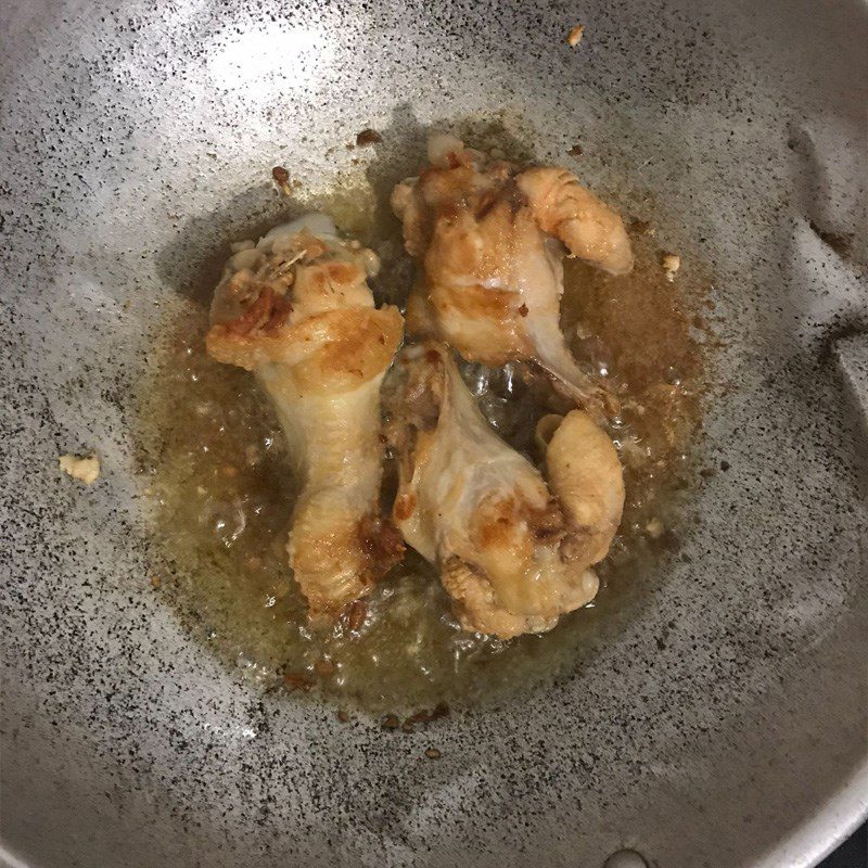 Step 2 Frying Chicken Spicy Salt Fried Chicken
