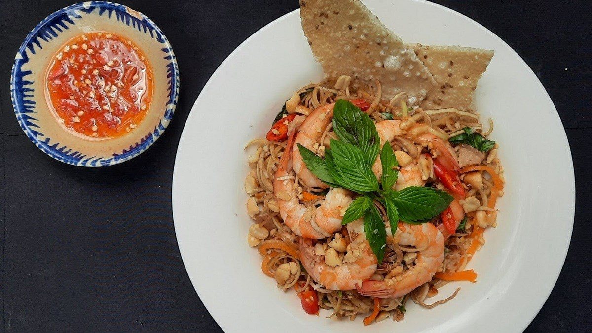 2 Ways to Make Delicious and Fresh Banana Blossom Salad with Shrimp and Pork, Simple and Crispy 21 Sweet and sour banana flower salad with shrimp and pork