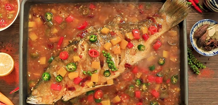 grilled catfish recipe with delicious sweet sauce 02729