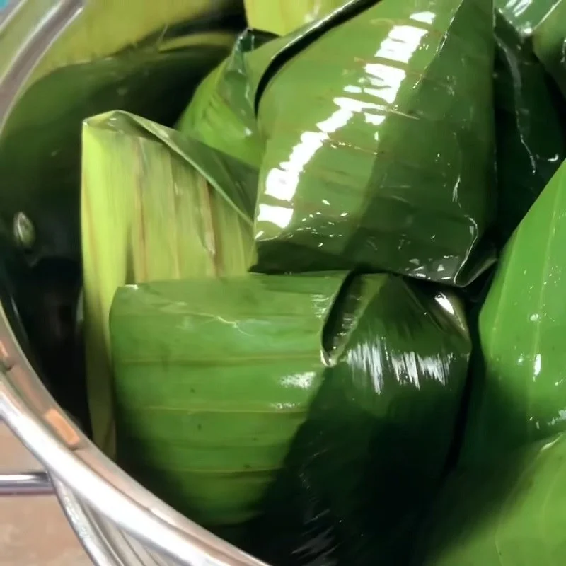 Step 6 Steam the Green Bean Cake