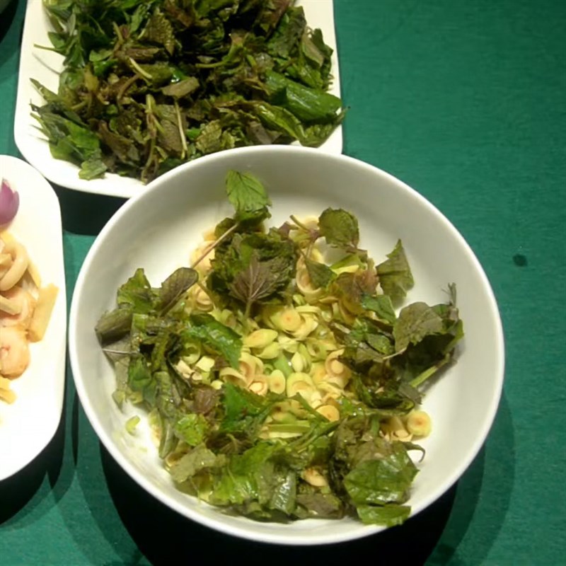 Step 3 Steamed Intestines Steamed Intestines with Perilla