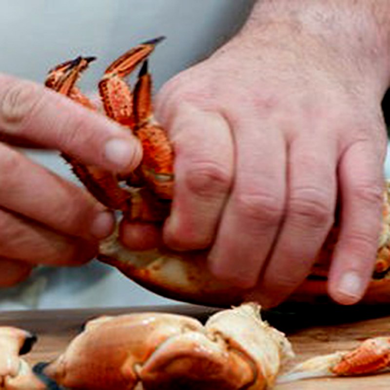 Step 2 Steaming crab Crab porridge