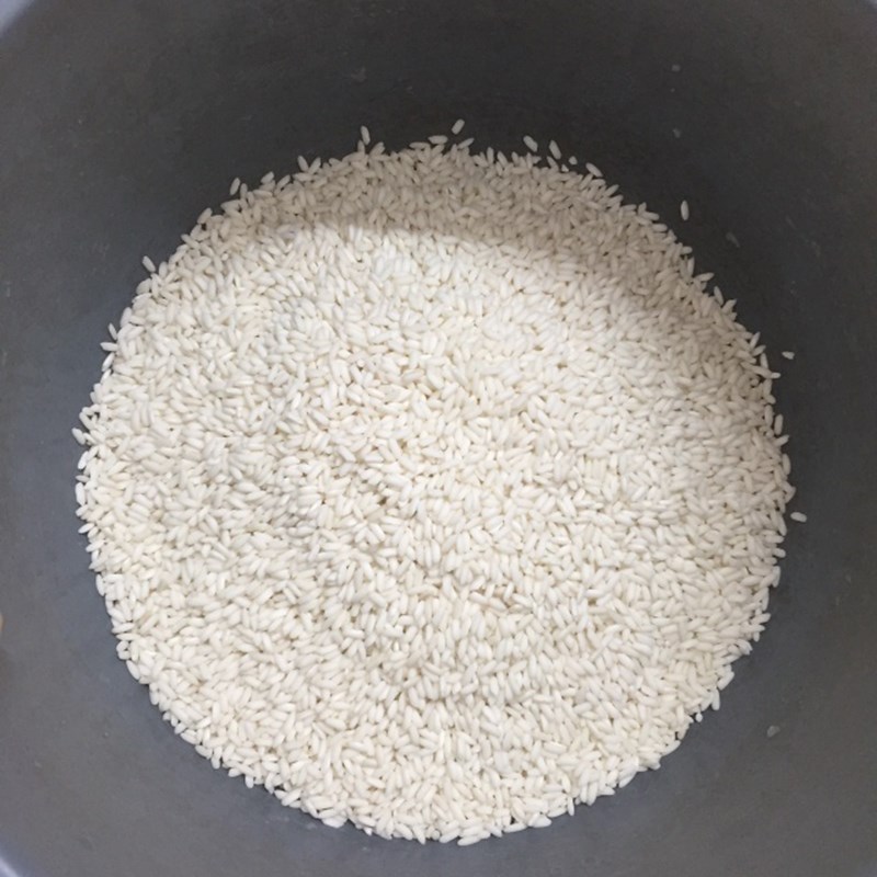 Step 3 Steam the sticky rice Minced meat sticky rice