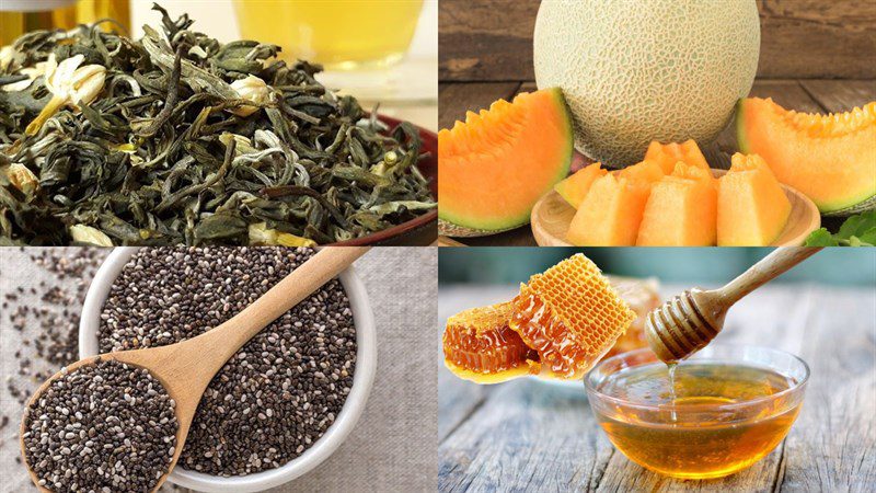 Ingredients for melon tea