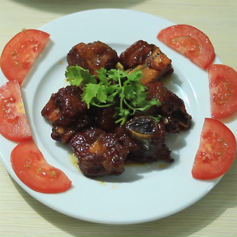 Step 4 Completion Braised Pork Ribs with Pepper