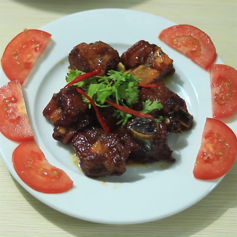 Step 4 Completion Braised Pork Ribs with Pepper