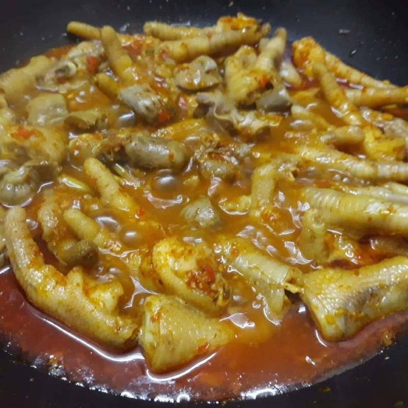 Step 4 Completion Chicken Feet with Lemongrass and Chili