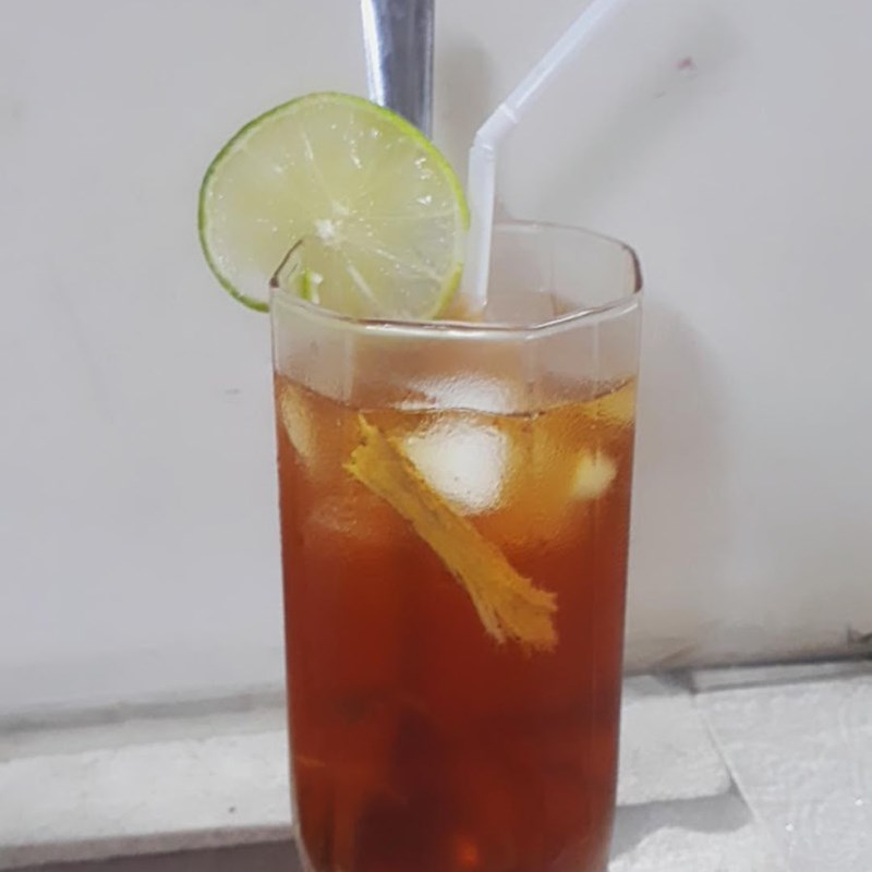 Step 3 Finished product Lipton licorice tea (recipe shared by users)