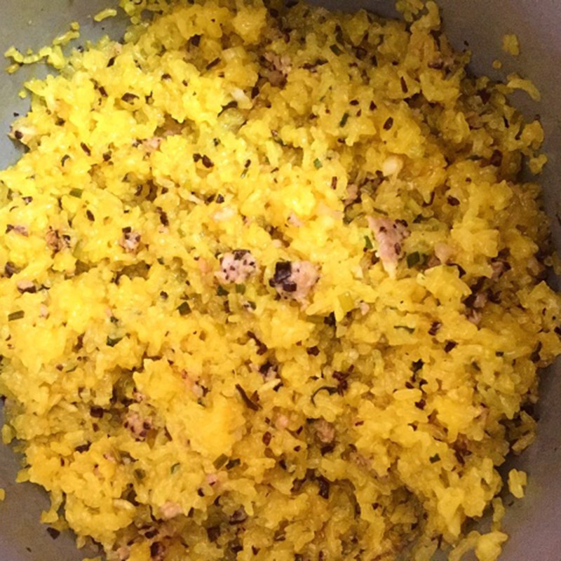 Step 4 Completion Minced meat sticky rice