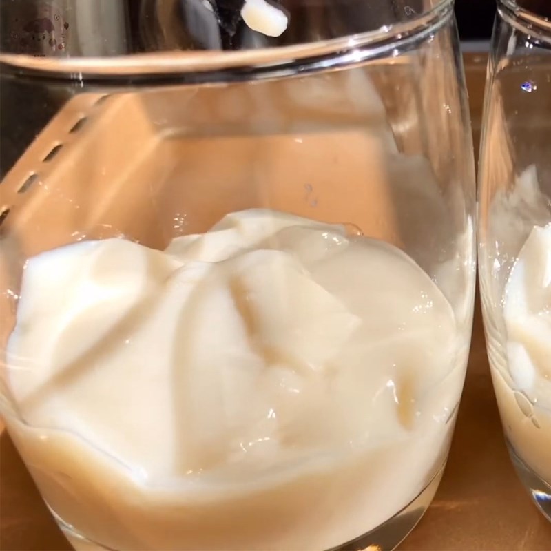 Step 4 Making roasted soybean powder and finishing Soybean milk tea with cream cheese