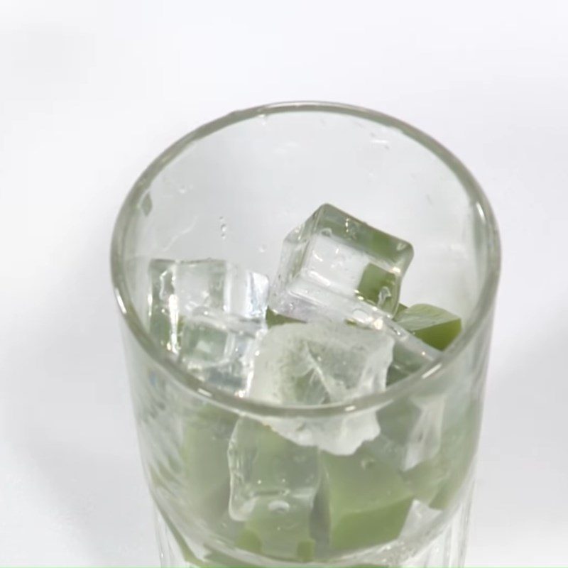 Step 3 Completion Roasted Rice Matcha Milk Tea Jelly