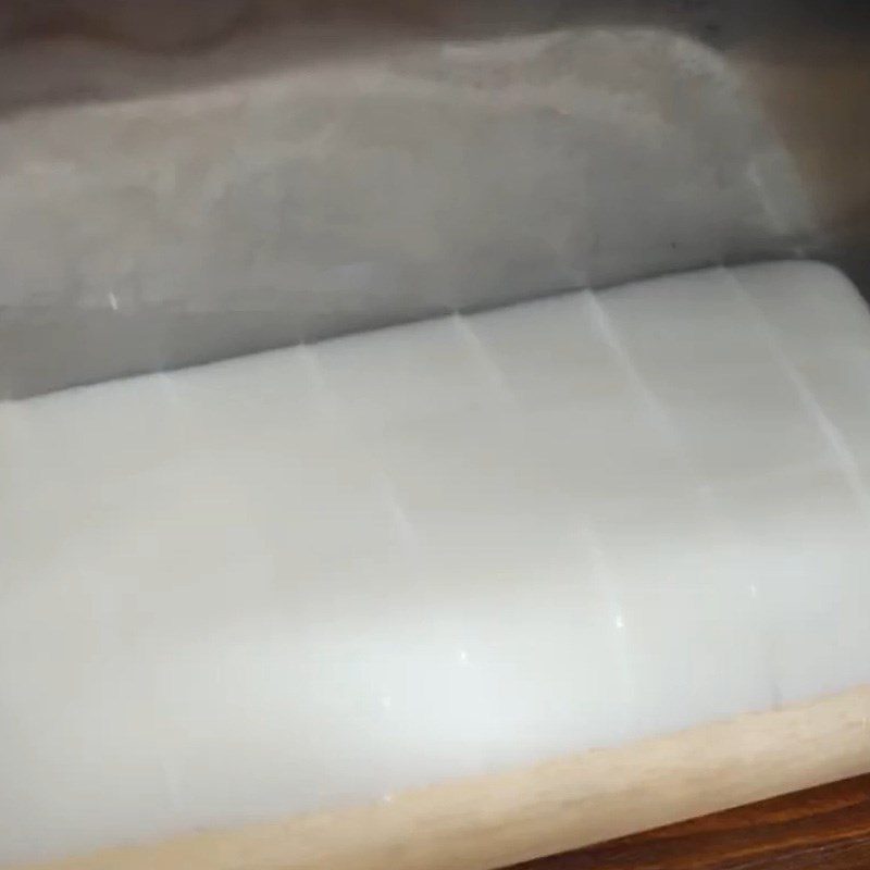 Step 4 Completion of almond tofu