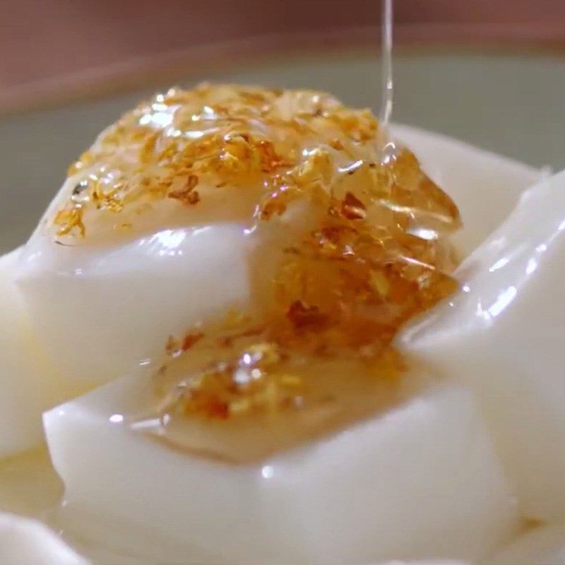 Step 4 Completion of almond tofu