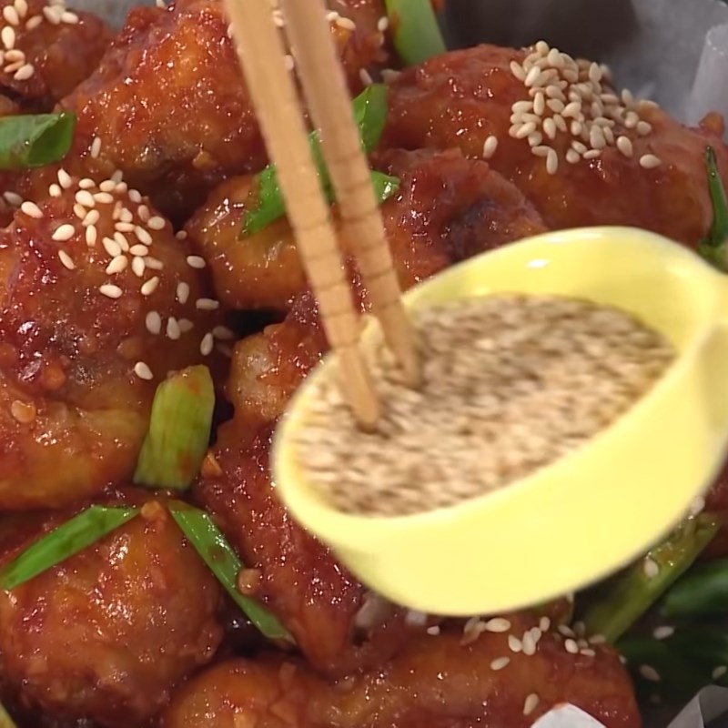 Step 5 Completion Fried chicken wings
