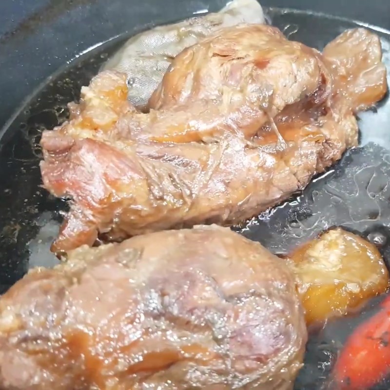 Step 4 Completion Beef brisket with soy sauce