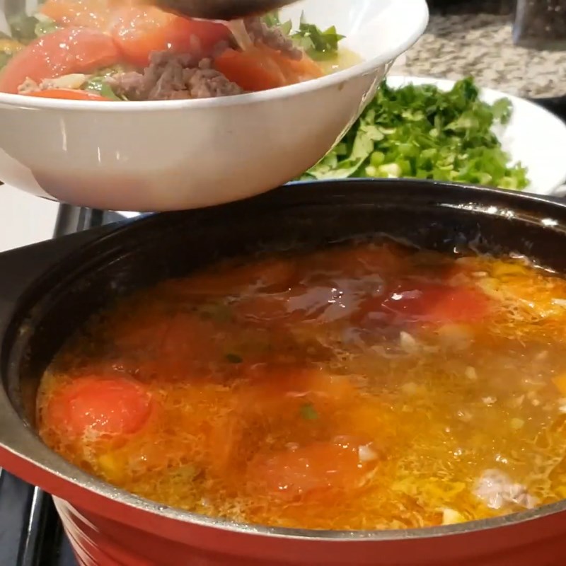 Step 5 Complete Beef Noodle with Tomato