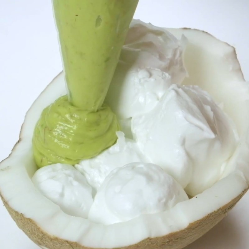 Step 4 Completion Coconut avocado ice cream