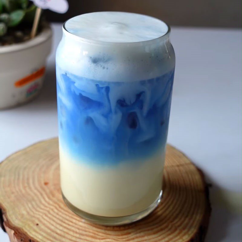 Step 3 Complete Roasted Rice Milk Tea with Butterfly Pea Flower