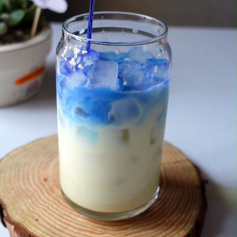 Step 3 Complete Roasted Rice Milk Tea with Butterfly Pea Flower