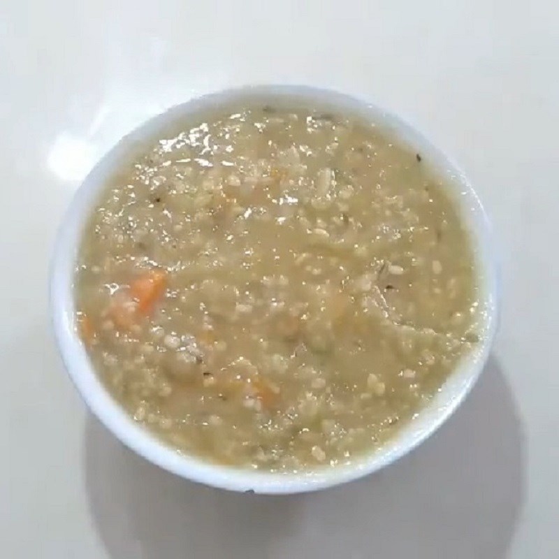 Step 4 Final Product Sweet Potato and Mung Bean Porridge