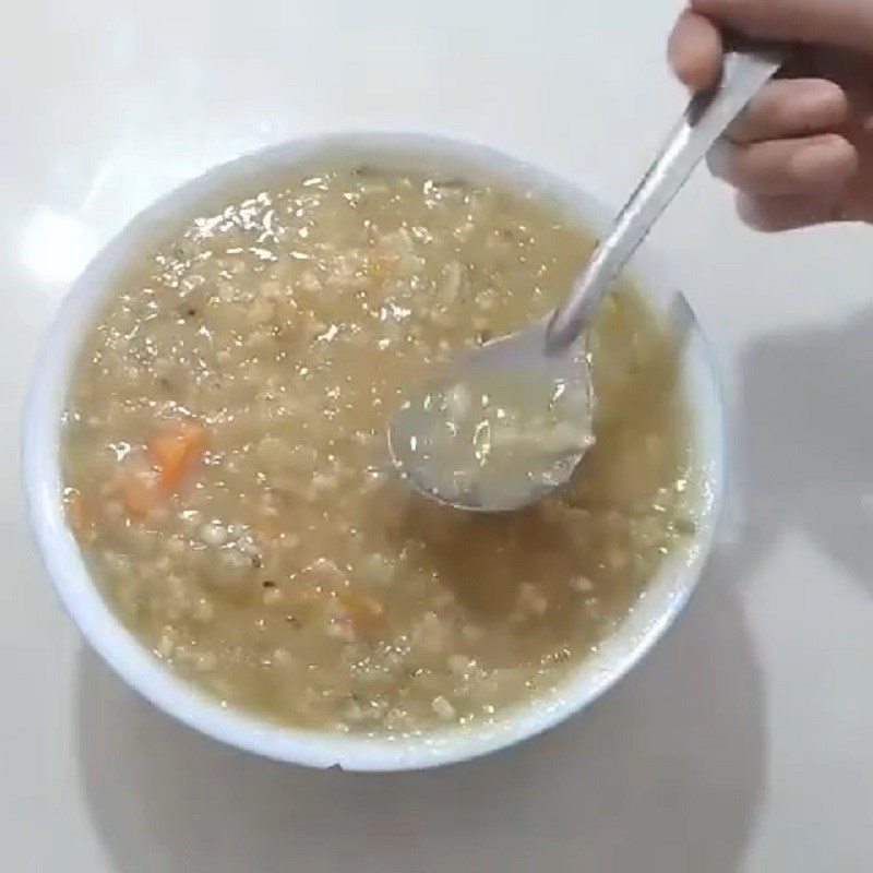 Step 4 Final Product Sweet Potato and Mung Bean Porridge