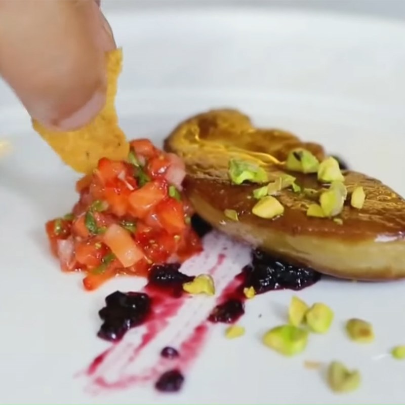 Step 4 Completion Seared foie gras