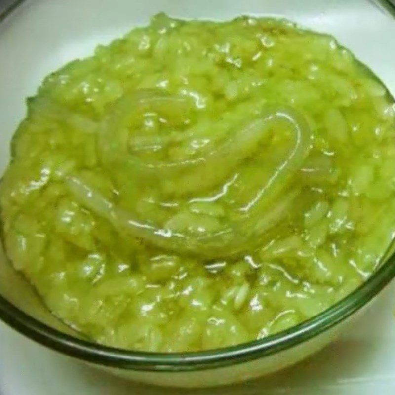 Step 5 Completion Green bean sticky rice dessert