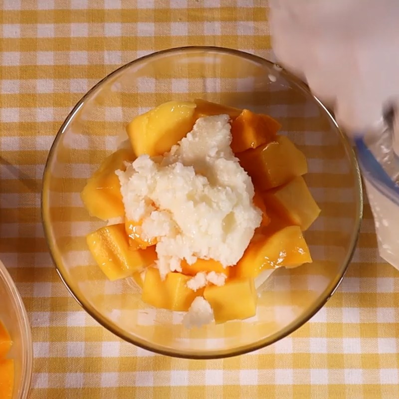 Step 5 Completion of mango Bingsu