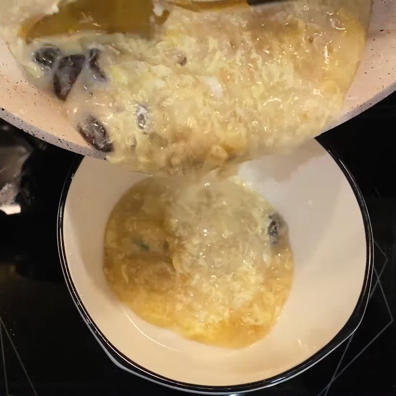 Step 4 Completion Chicken egg oatmeal