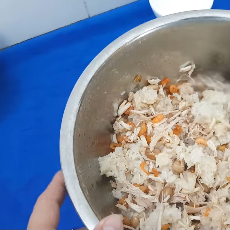 Step 6 Completion Savory sticky rice with peanut