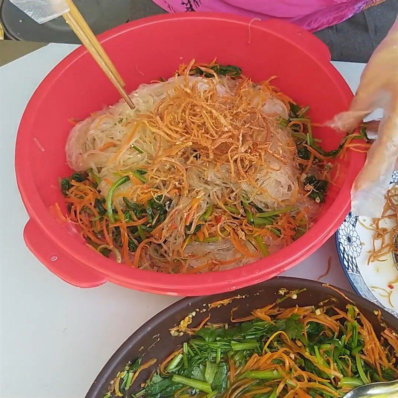 Step 5 Completion Dried Squid Stir-fried with Glass Noodles