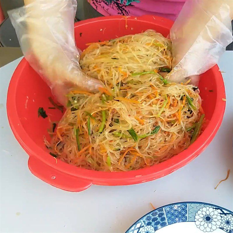 Step 5 Completion Dried Squid Stir-fried with Glass Noodles