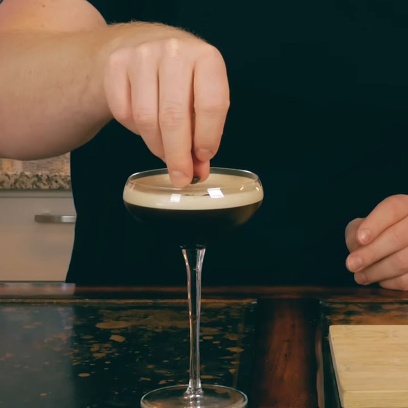 Step 2 Finish Espresso Martini Cocktail