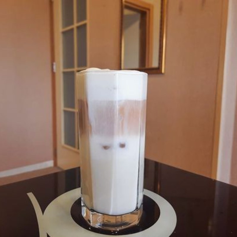Step 3 Complete Pink Tea Macchiato Latte