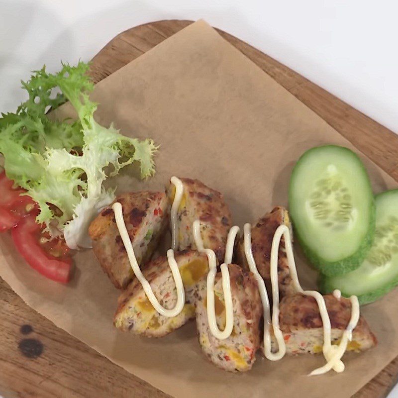 Step 5 Finishing Salted egg pork sausage