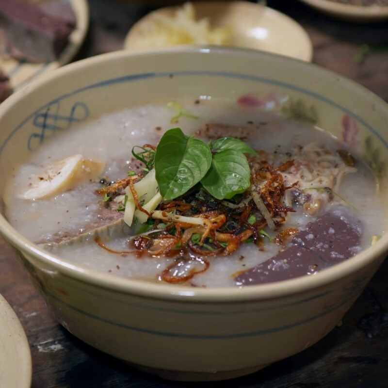 Step 5 Final Product Tri Tôn Beef Congee