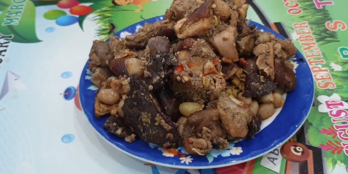 how to cook delicious goat meat with fragrant lemongrass simple rice at home 05891
