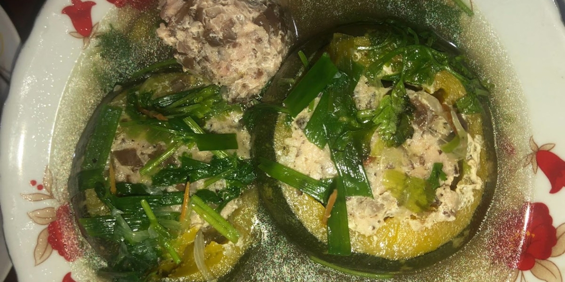 how to cook green squash soup stuffed with delicious meat standard flavor for 12028