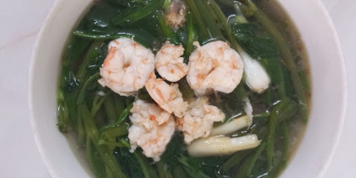 how to cook mung bean soup with fresh shrimp for hot days 13302