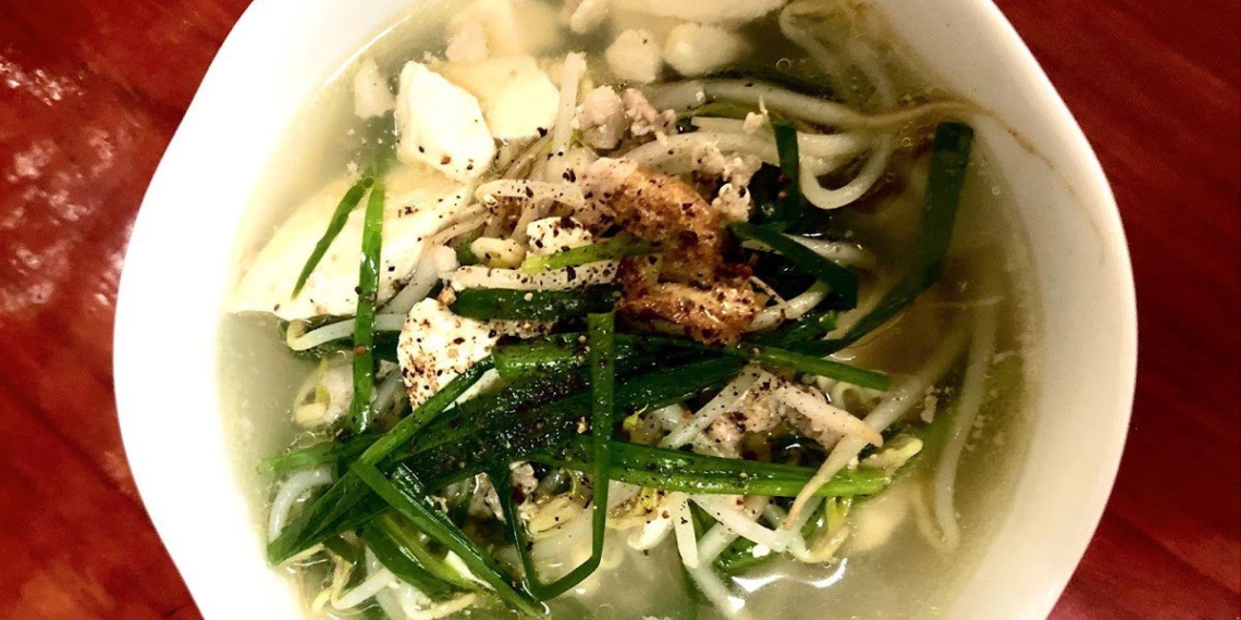 how to cook soft tofu soup with delicious fragrant meat 09766