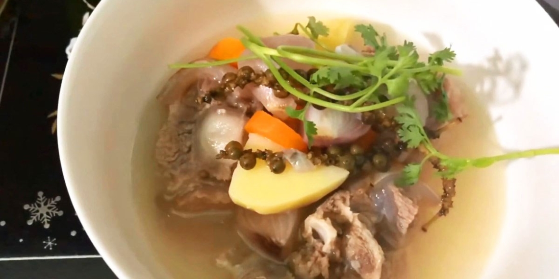 how to make beef tails in green peppercorns with pressure cooker delicious for 10500