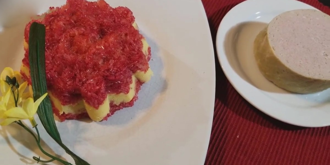how to make black glutinous rice with green bean filling delicious at home 07356