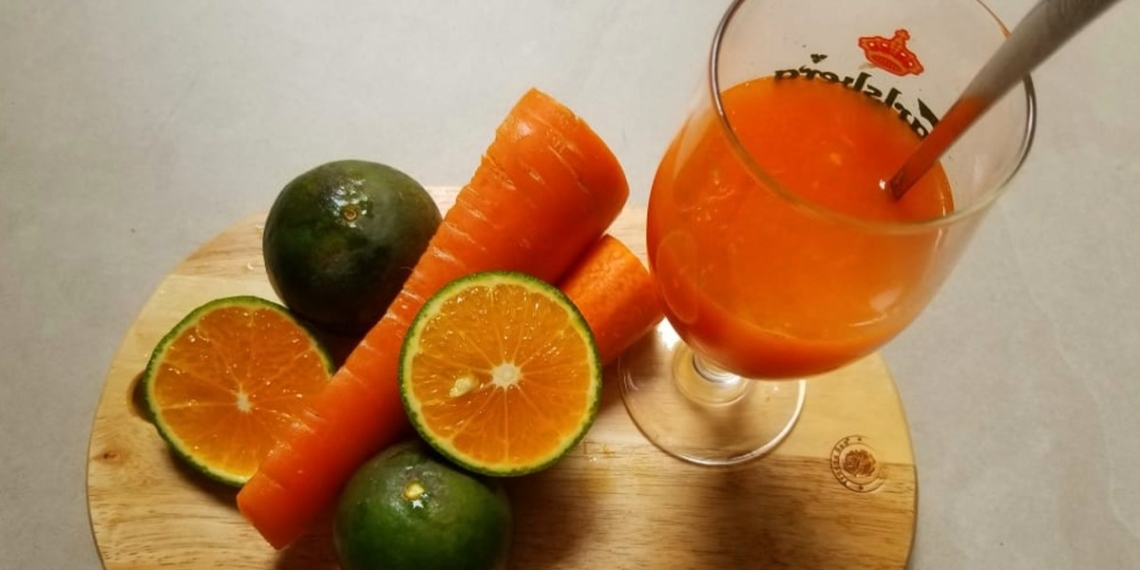 how to make cold pressed orange carrot juice with a juicer 09275