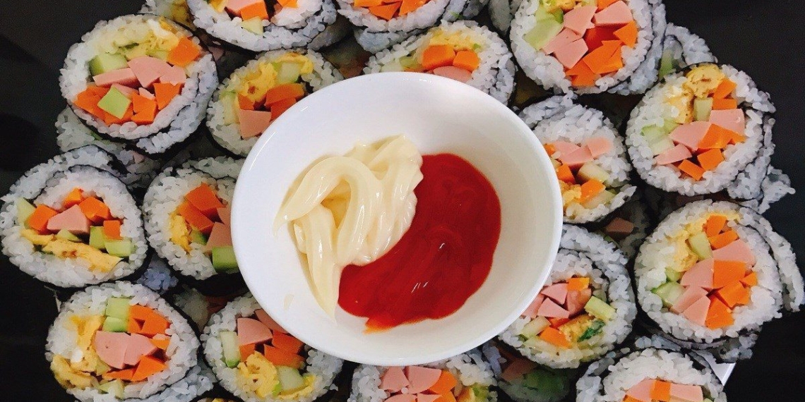how to make delicious korean kimbap 00514