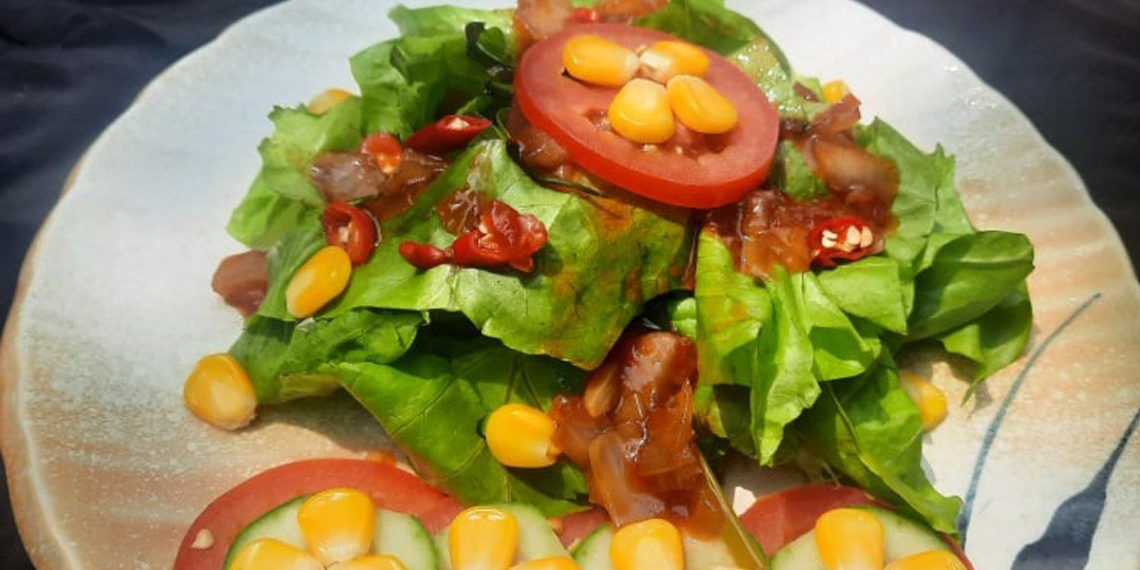 how to make delicious vegetarian salad with extremely tasty mix 16782