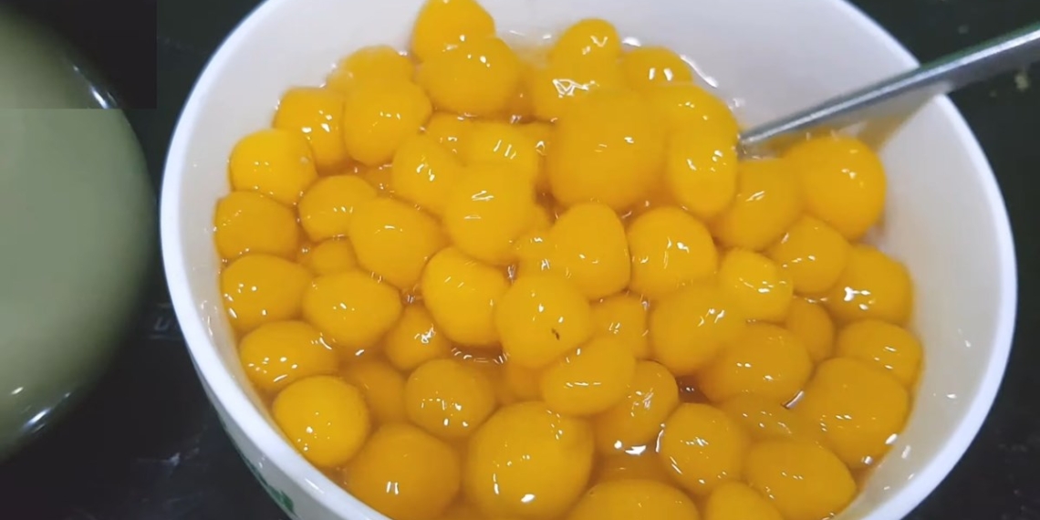 how to make golden sweet sweet potato balls for topping 14229