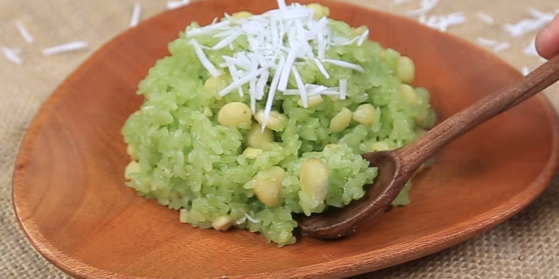 how to make lotus seed rice with fragrant coconut simple delicious 03796