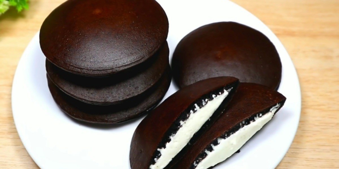 how to make oreo doughnuts with delicious cream filling for kids 05522